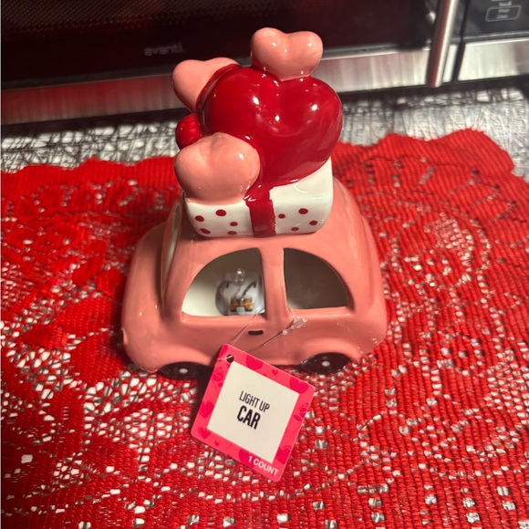 Red and Pink Toy Car with Bear - Picture 4 of 4